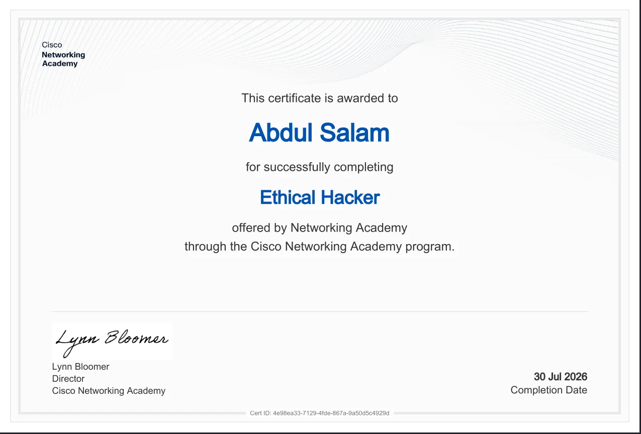 Ethical Hacker